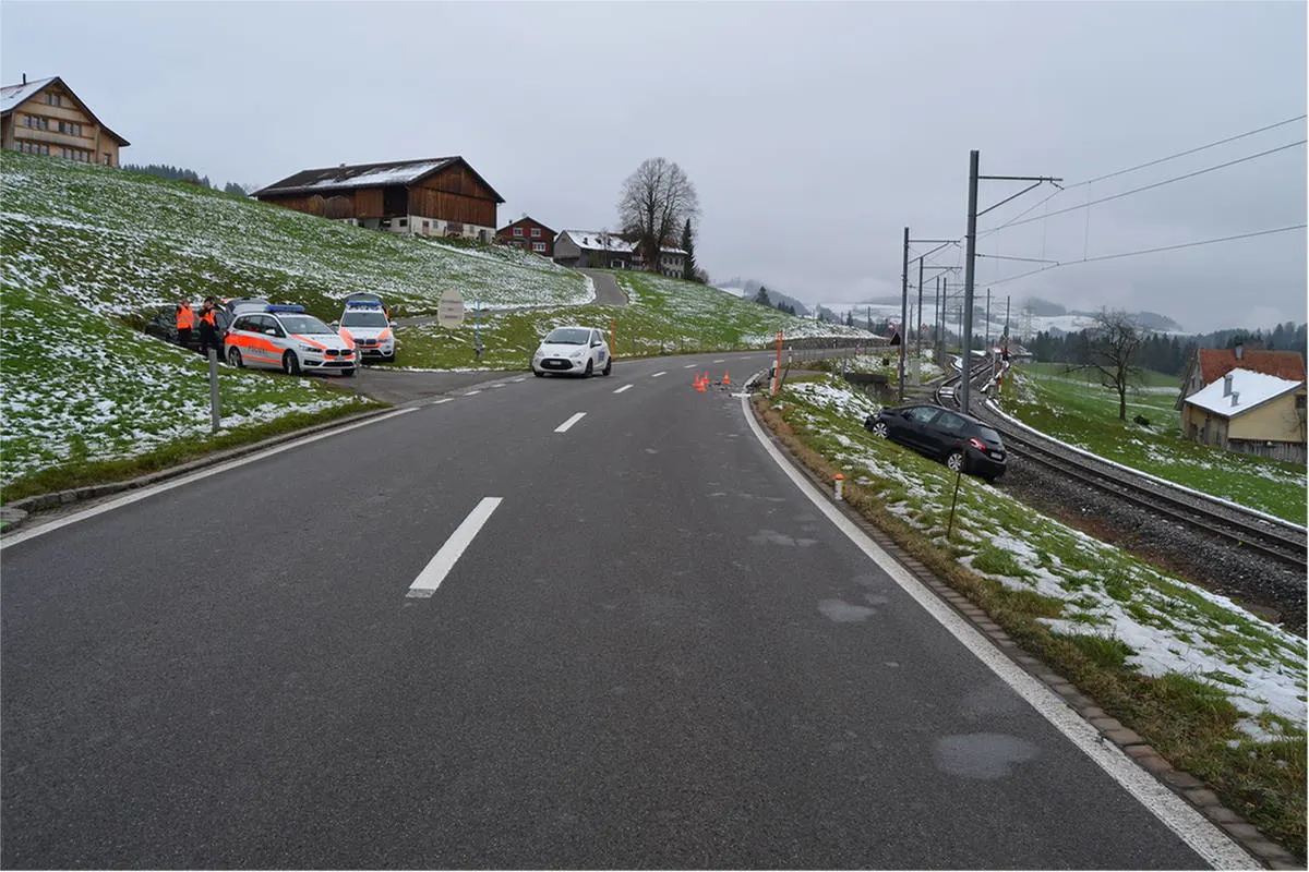 Urnäsch AR – Auffahrkollision