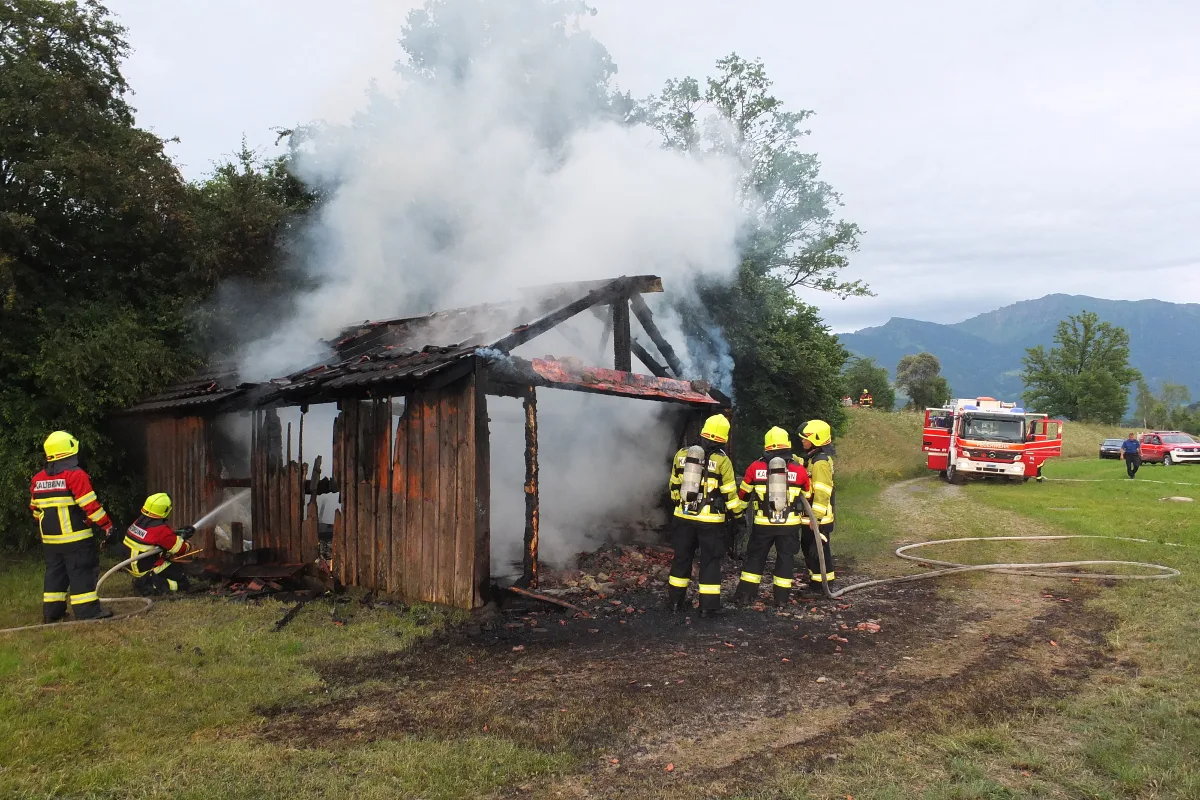 Brandstiftung durch Jugendliche in Kaltbrunn SG
