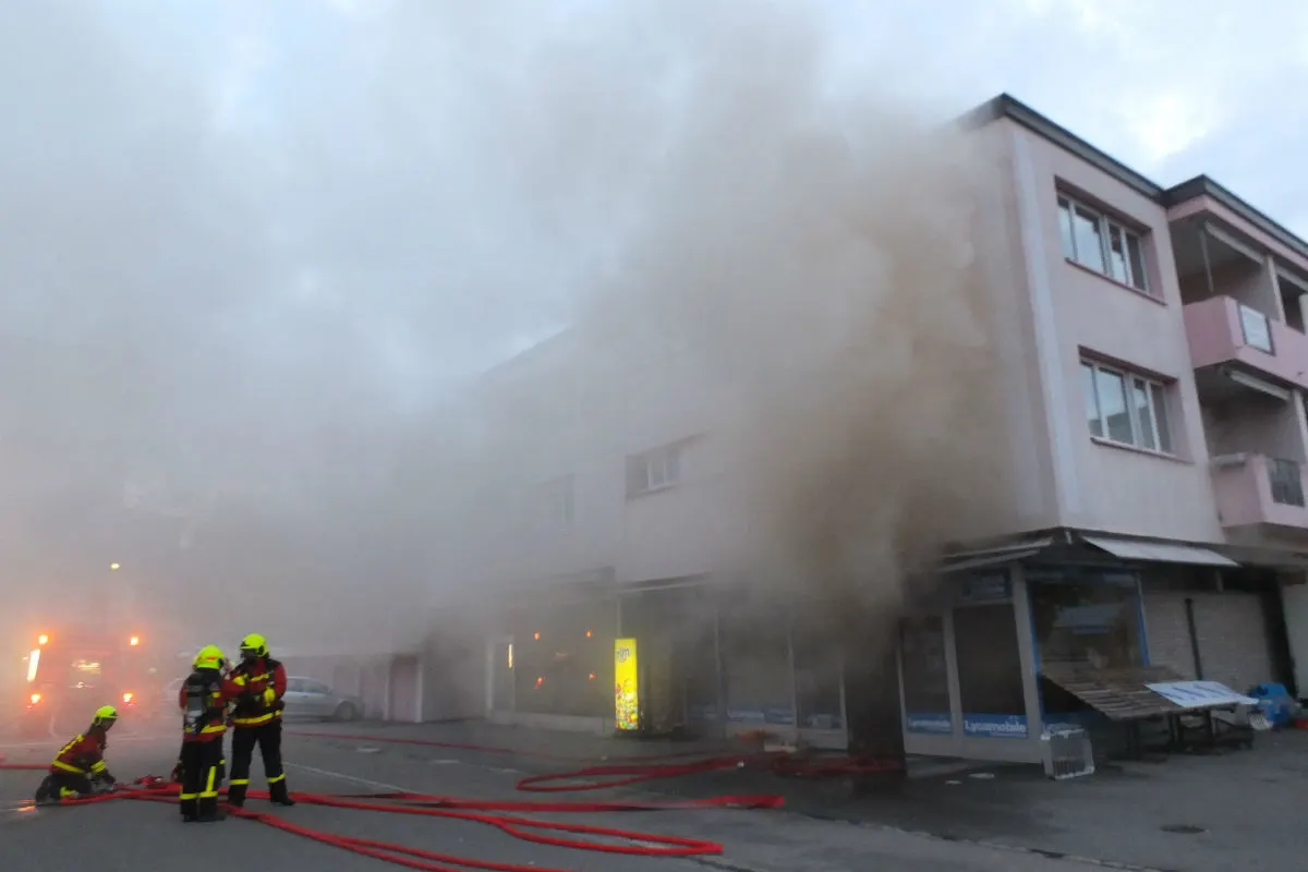 Brand in Gossauer Einkaufsgeschäft unter Kontrolle gebracht
