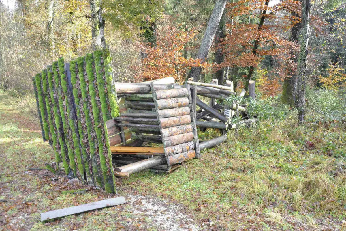 Recherswil SO - Hochsitz umgesägt - Zeugenaufruf