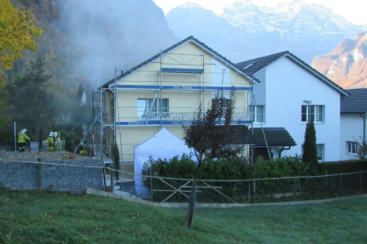 Molliser Wohnhaus in Brand geraten