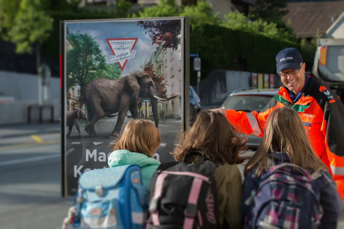 Schulwegüberwachung in Chur GR