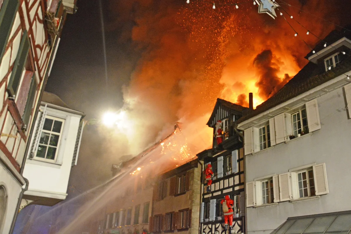 Altstadt-Brand in Steckborn: Letzte Glutnester gelöscht