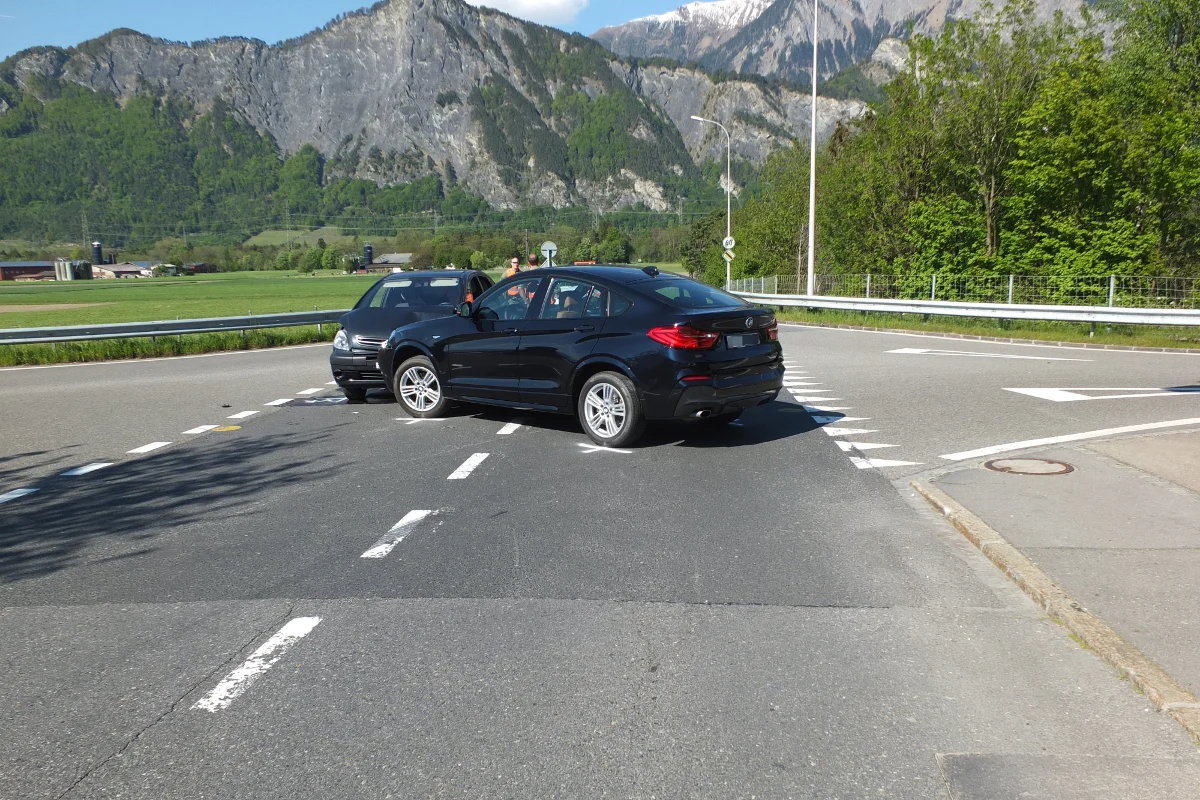 In Bad Ragaz trotz Gegenverkehr abgebogen
