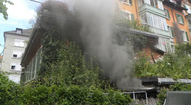 Gränichen: Wohnhaus steht in Flammen