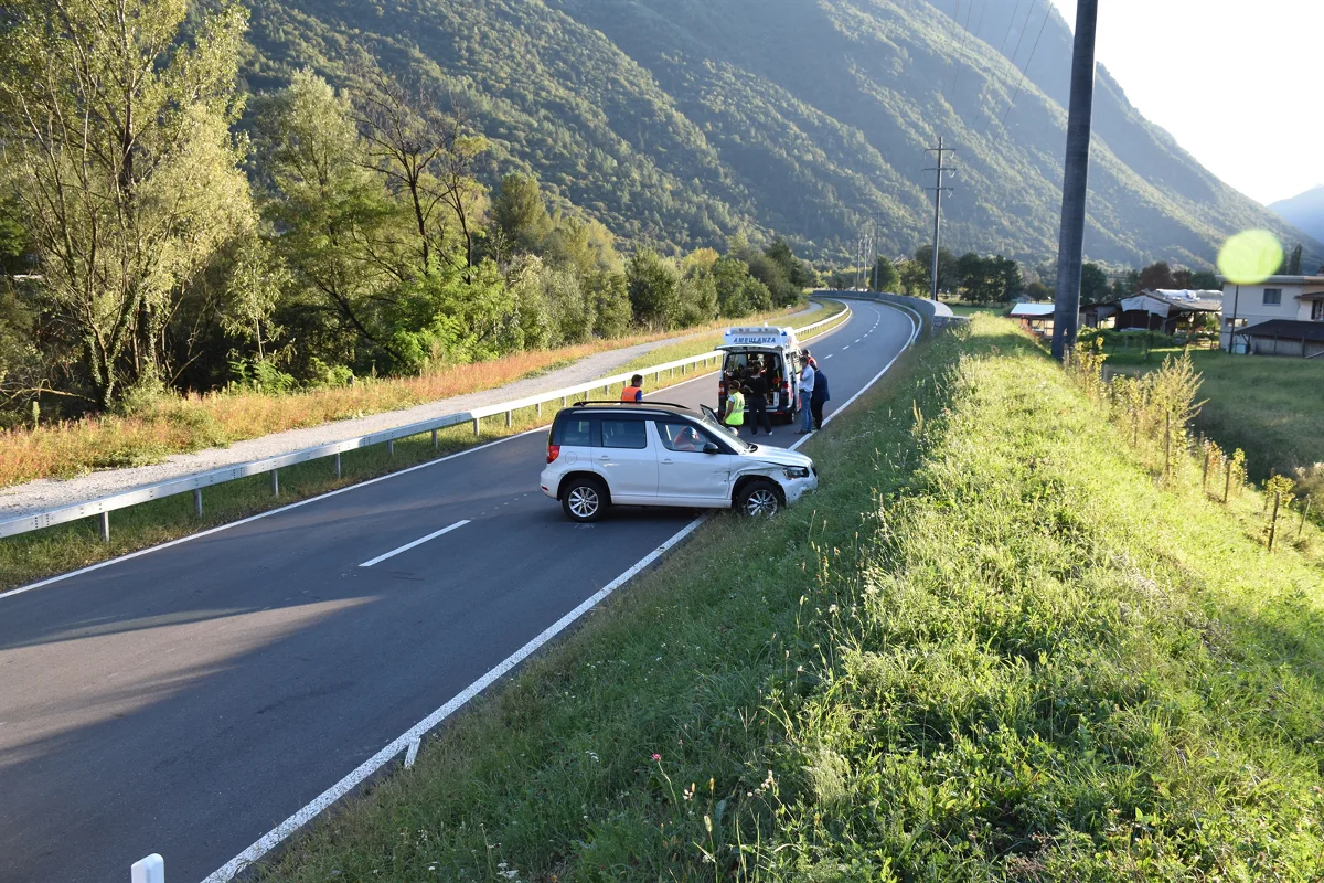 San Vittore GR - Medizinisches Problem führt zu Selbstunfall