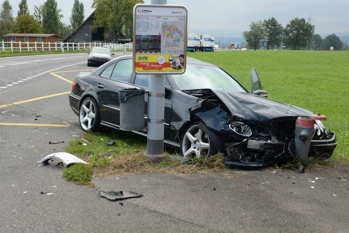 Heftiger Crash in Rothenburg