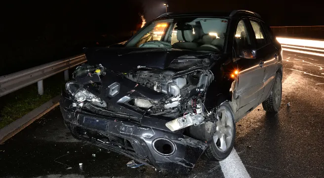 Auffahrcrash auf der A2 bei Reiden fordert Verletzten