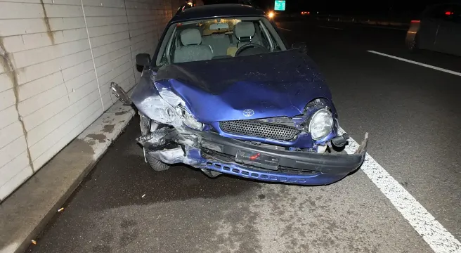 Alleincrash auf der A1 bei St. Gallen