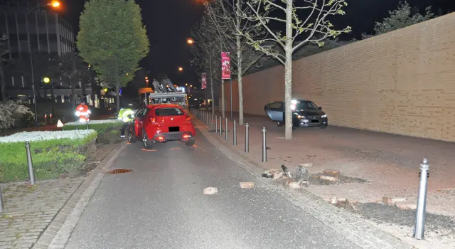 Vaduz: Eine Nacht, ein Kreisel und zwei Unfälle
