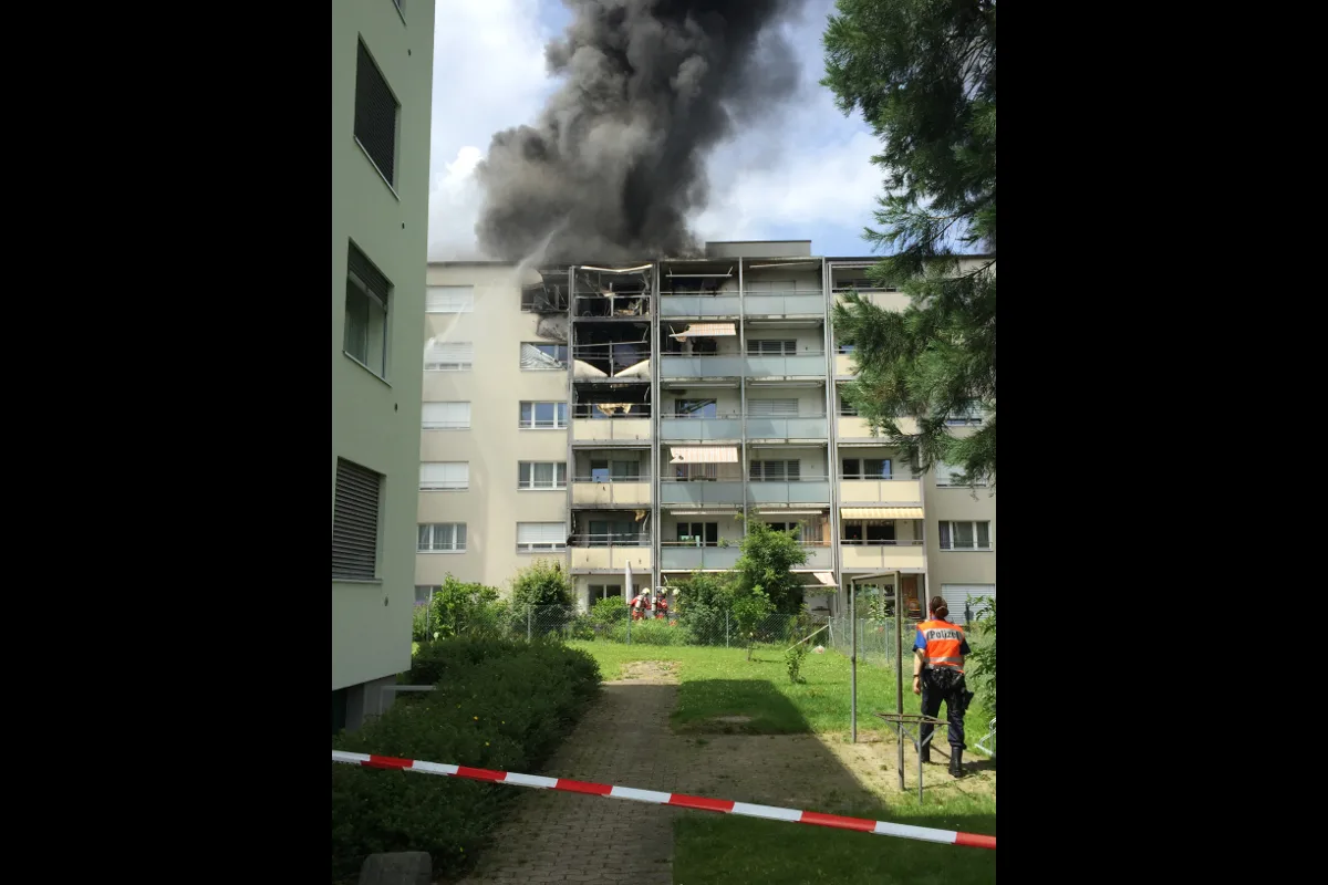 Balkonbrand in Bülacher Alterszentrum