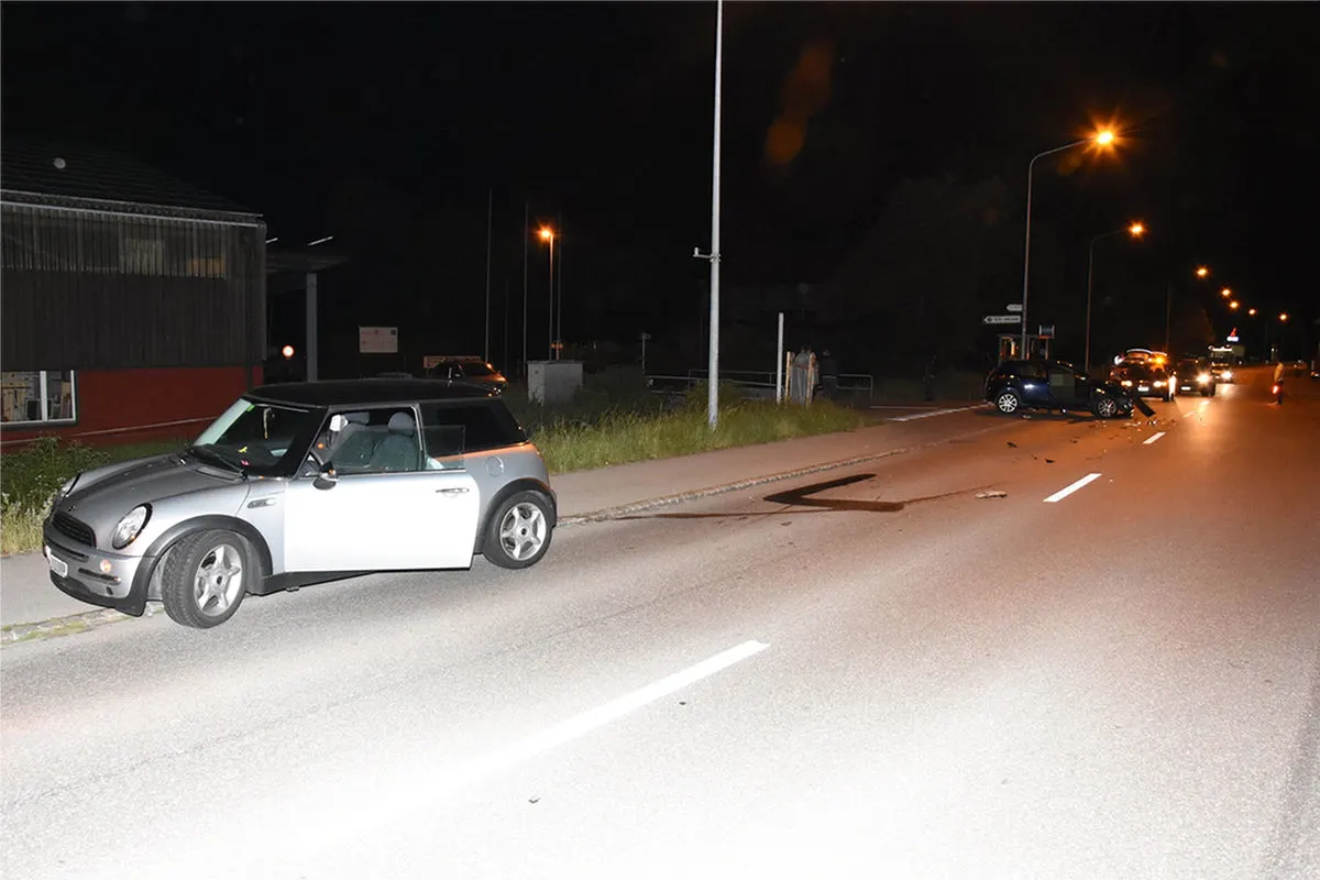 Ebnat-Kappel SG - Nach Kollision verletzt