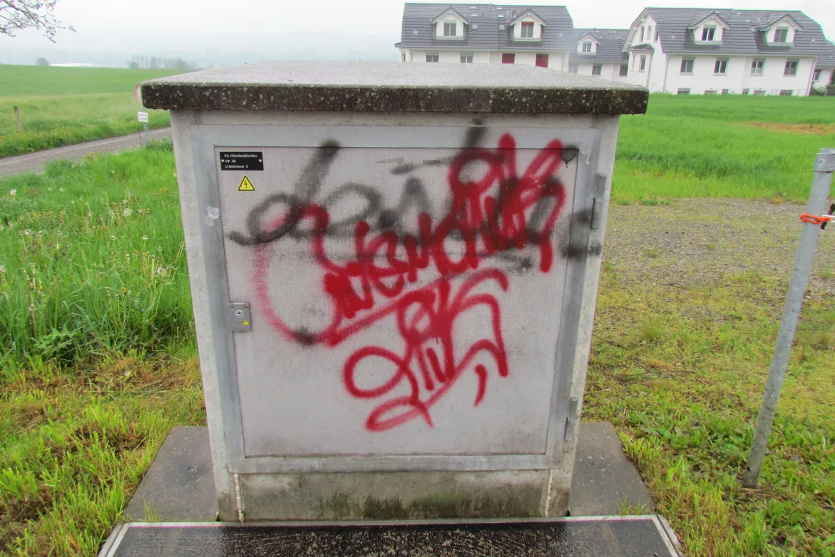 Sprayereien in Oberlunkhofen - Belohnung ausgelobt