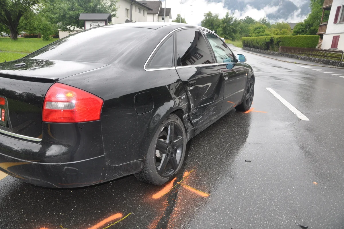Sachschaden bei Unfall in Ruggell