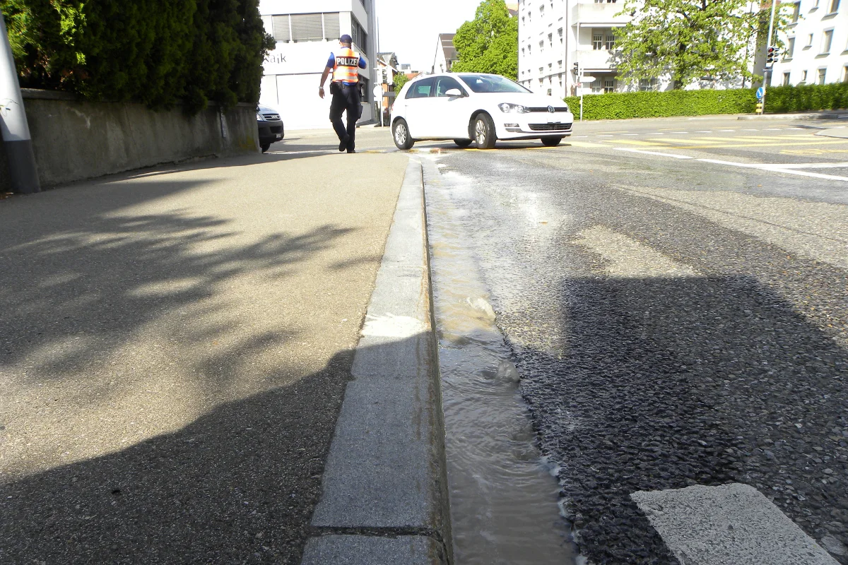 Stadt St. Gallen: Sechs Wasserrohrbrüche innert wenigen Stunden