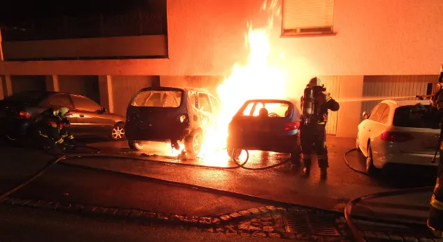 Fahrzeugbrand in Engelburg