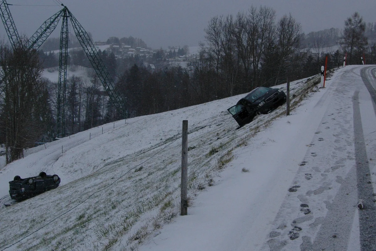 Vier Verkehrsunfälle im Appenzellerland