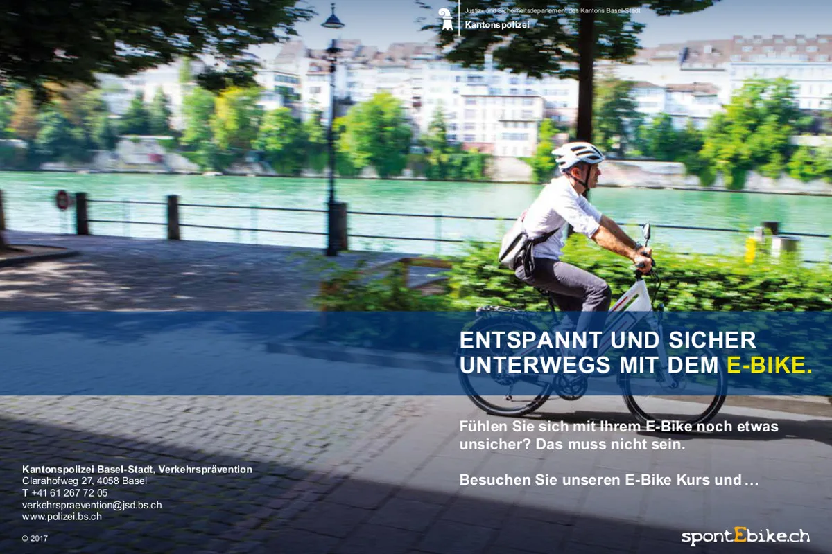 Basel-Stadt BS - E-Bike-Kurse im Sommer