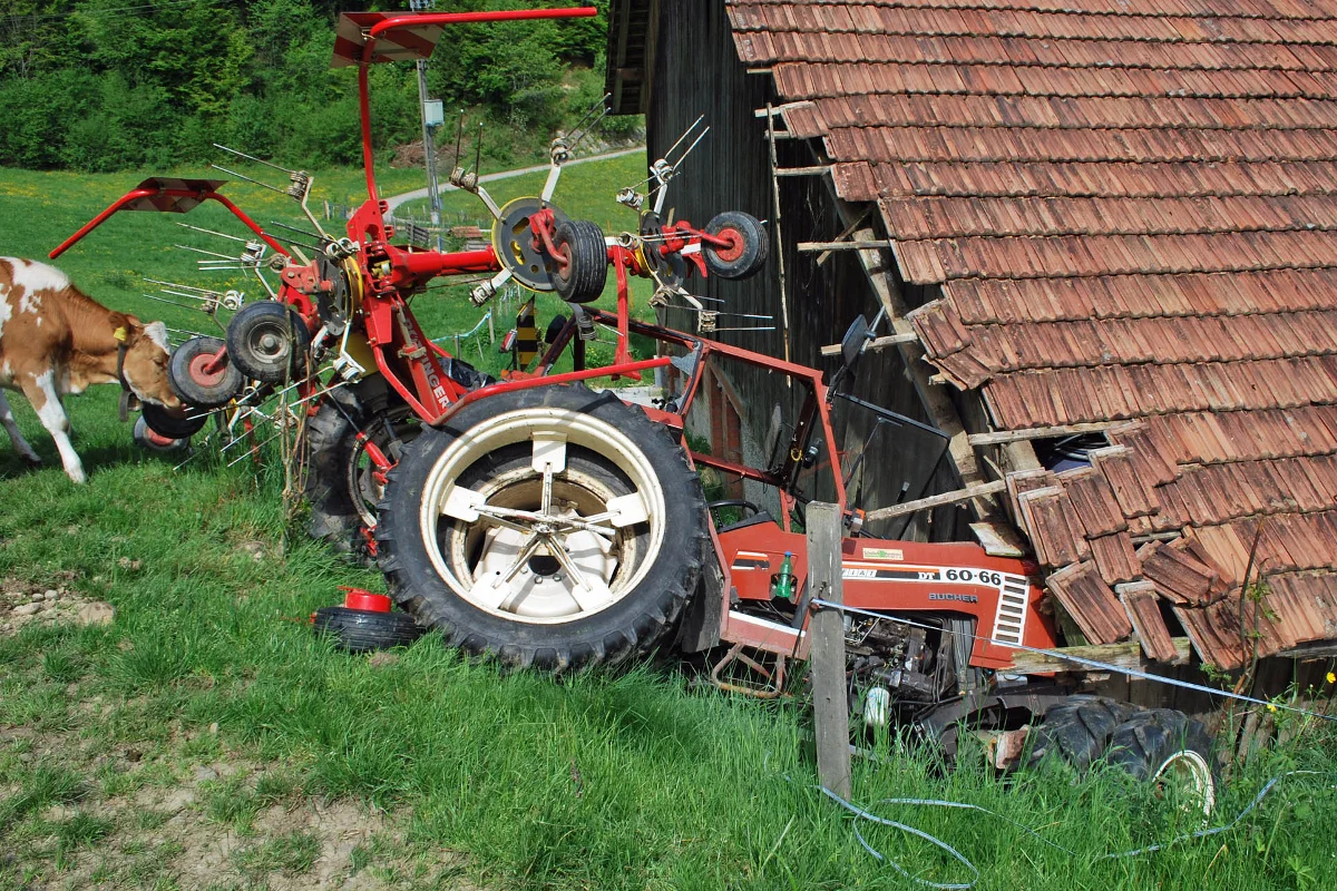 Beim Heuwenden in Steinhuserberg verunglückt