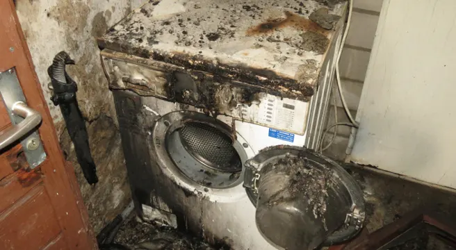 Brand in Mumpf - Person im Spital