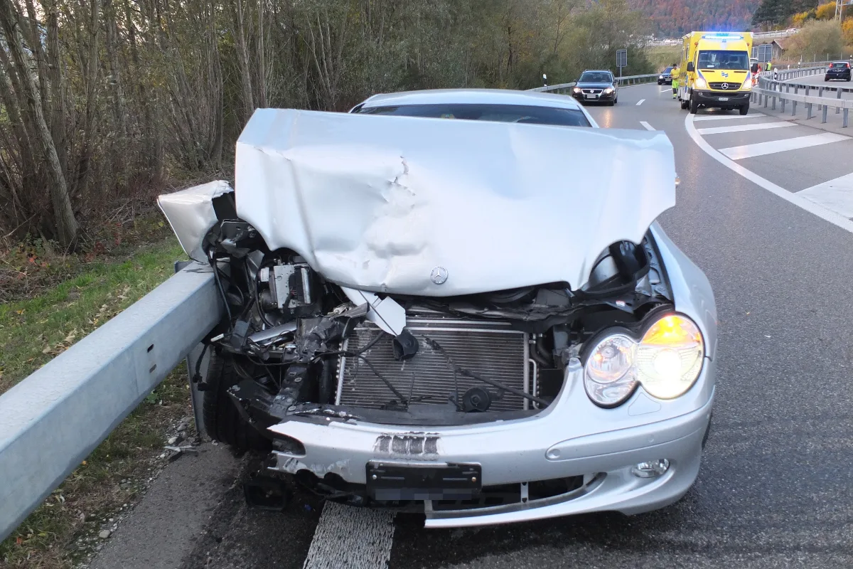 Mels: Kollision auf der A13 - Alkoholisiert und ohne Ausweis unterwegs