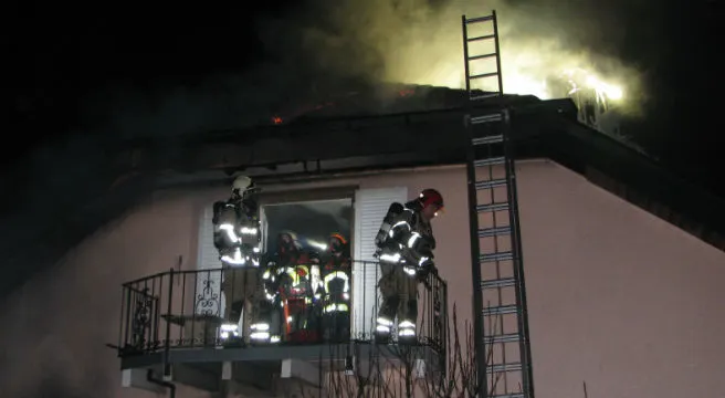 Mellingen: Brandausbruch in Einfamilienhaus - 300'000 Franken Sachschaden