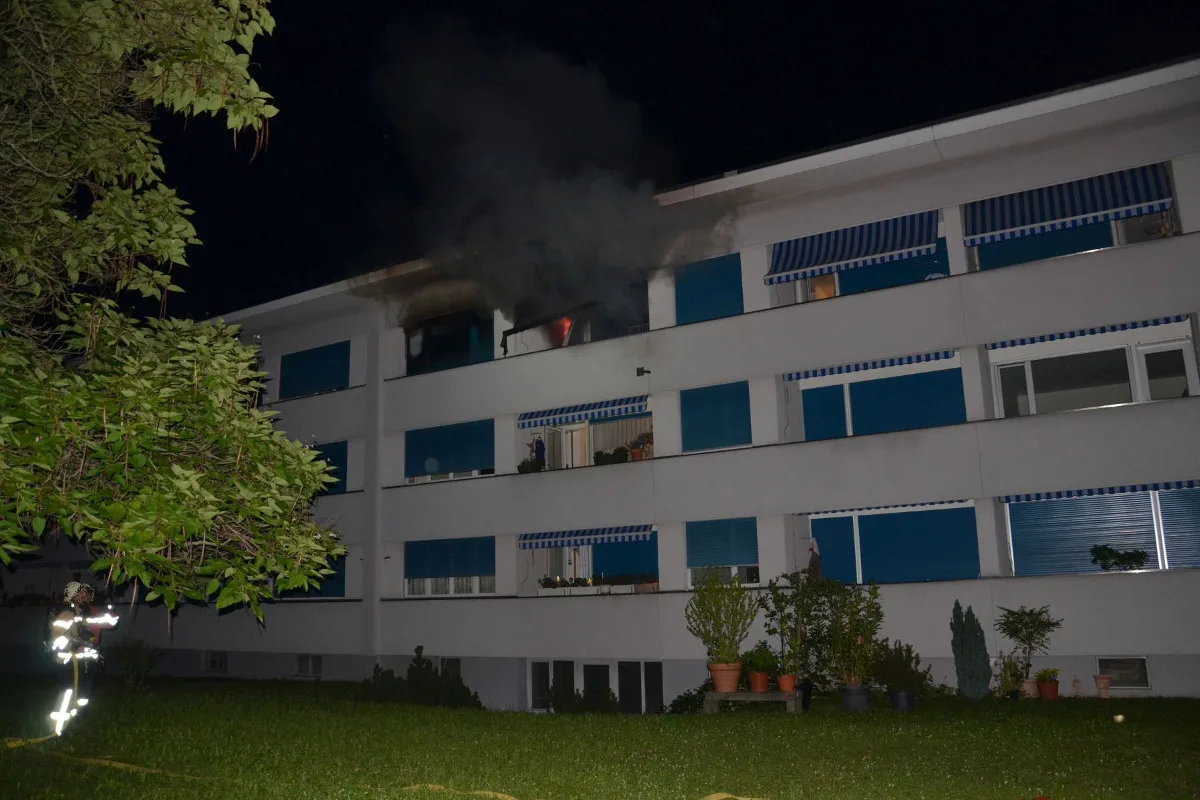 Muttenz BL - Feuerwehr zu Wohnungsbrand gerufen