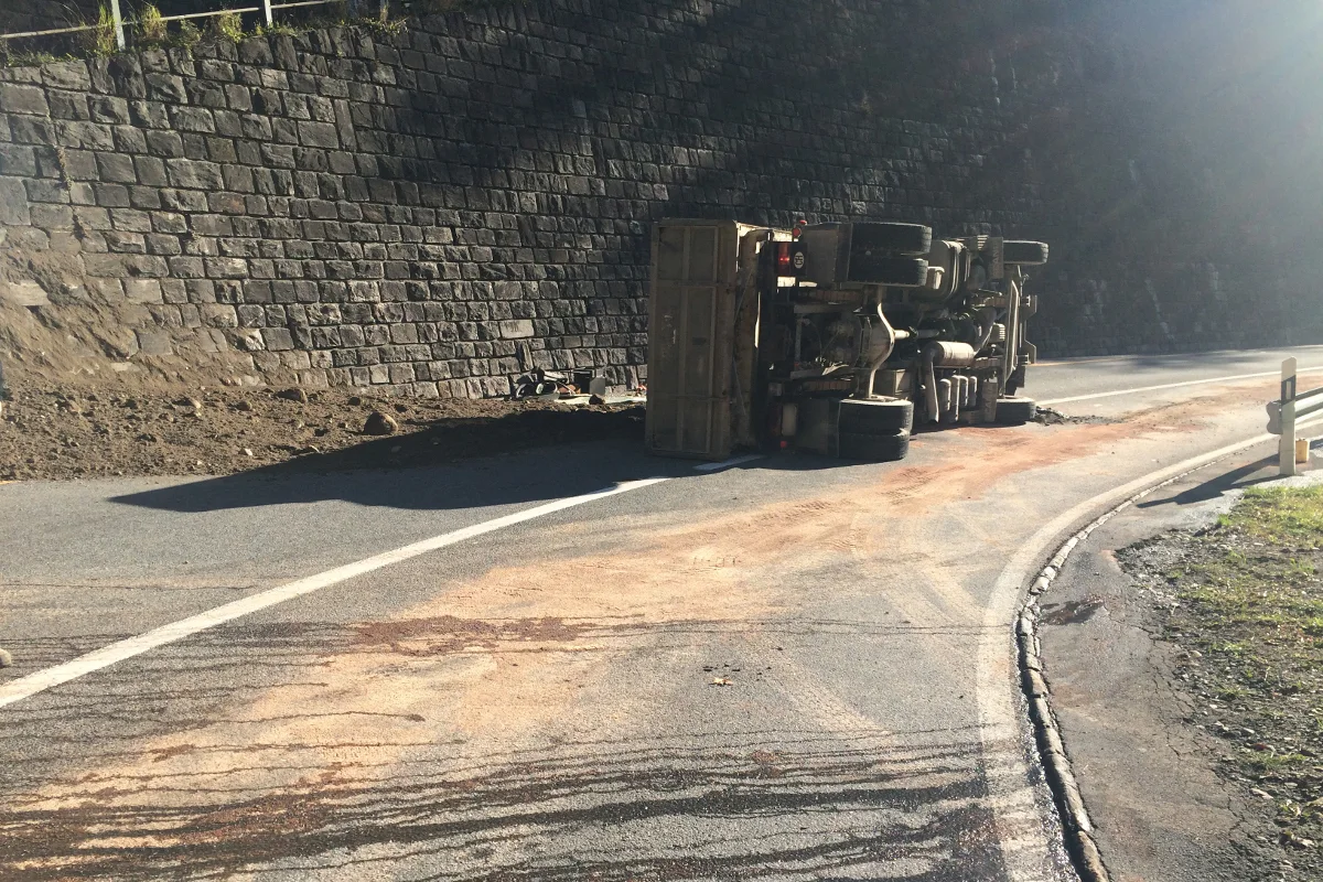 Verkehrsunfall in Troistorrents fordert einen Verletzten