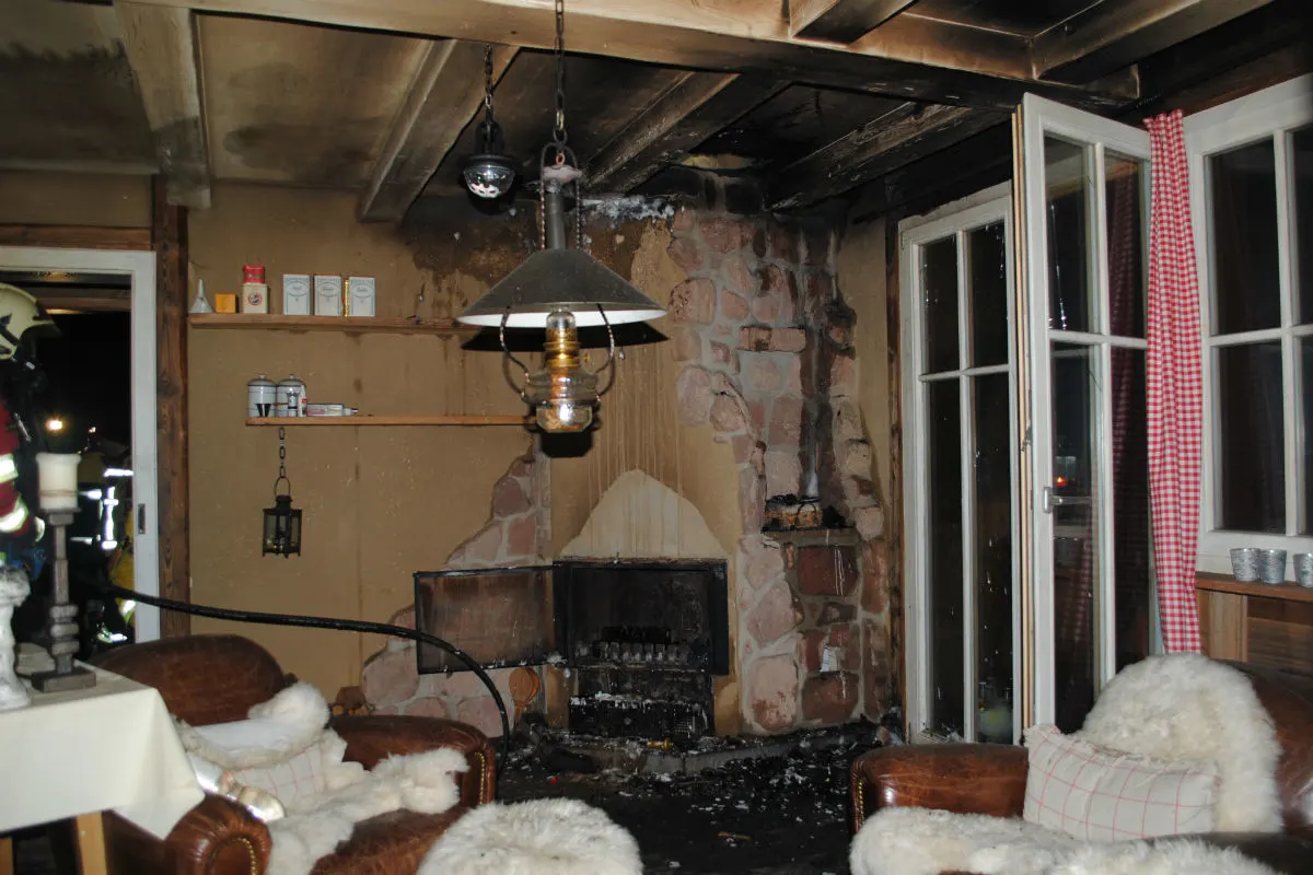 Hemmental: Brand in Hütte bei Geburtstagsparty