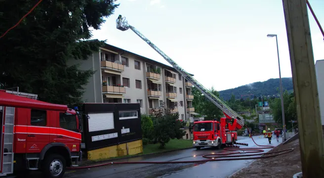 Balkonbrand in Neuenhof