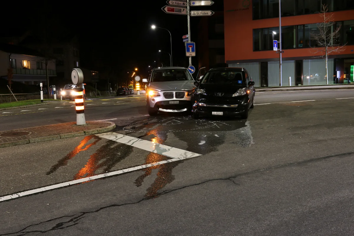 Verkehrsunfall in St. Gallen