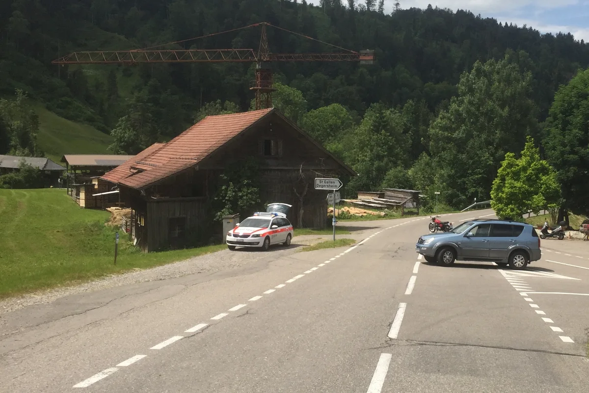 Töfflenker in Mogelsberg übersehen