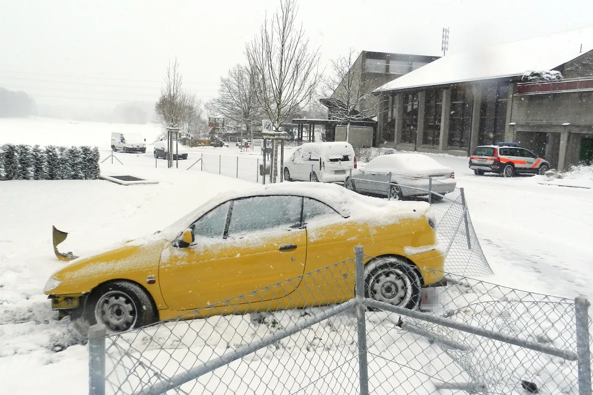 Thurgau: Mehrere Unfälle auf Schnee und Eis