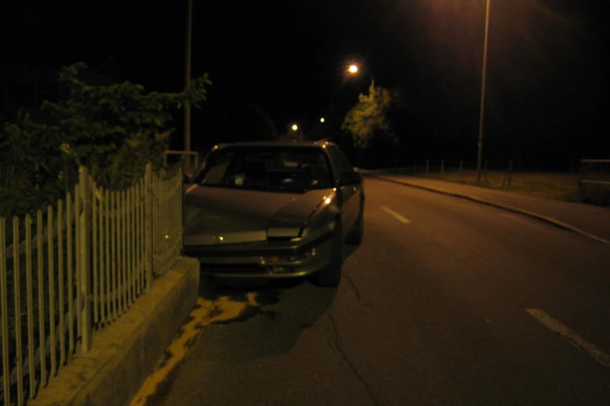 Selbstcrash unter Alkoholeinfluss in Diesbach