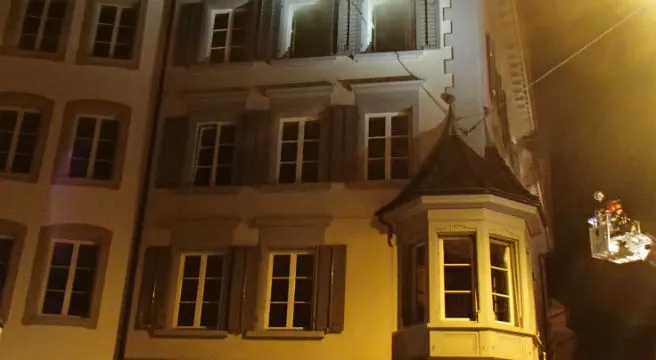 Feuerwehr rückte in Aarau zu zwei Bränden  aus 