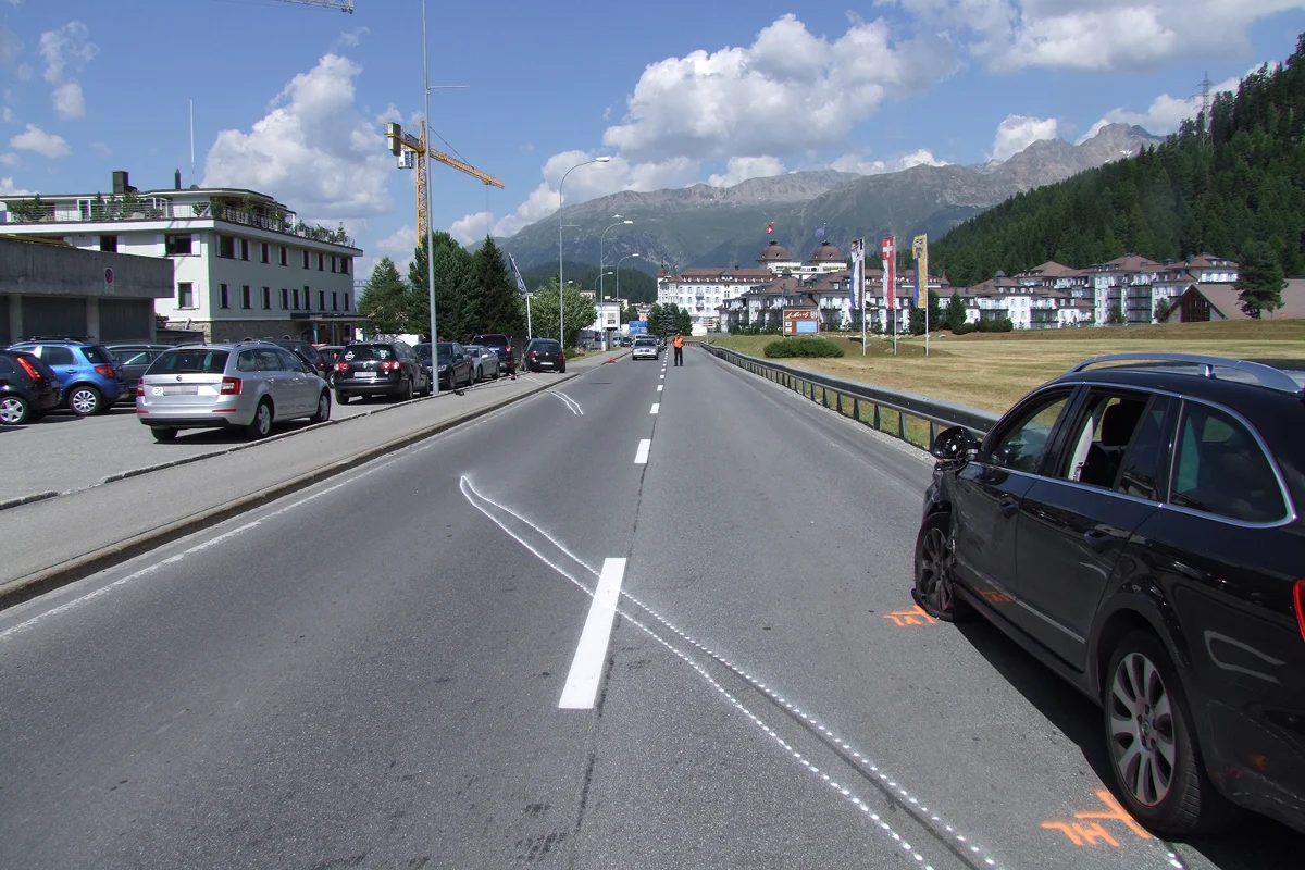 Dreimal Totalschaden in St. Moritz