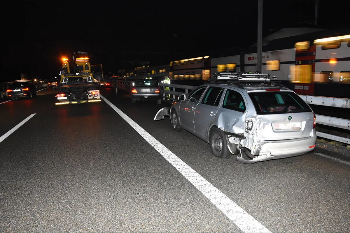 Mels SG - Auffahrunfall auf Autobahn – unverbesserlich