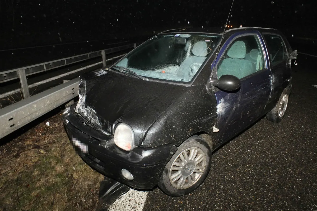 Goldach SG - Selbstunfall wegen Müdigkeit 