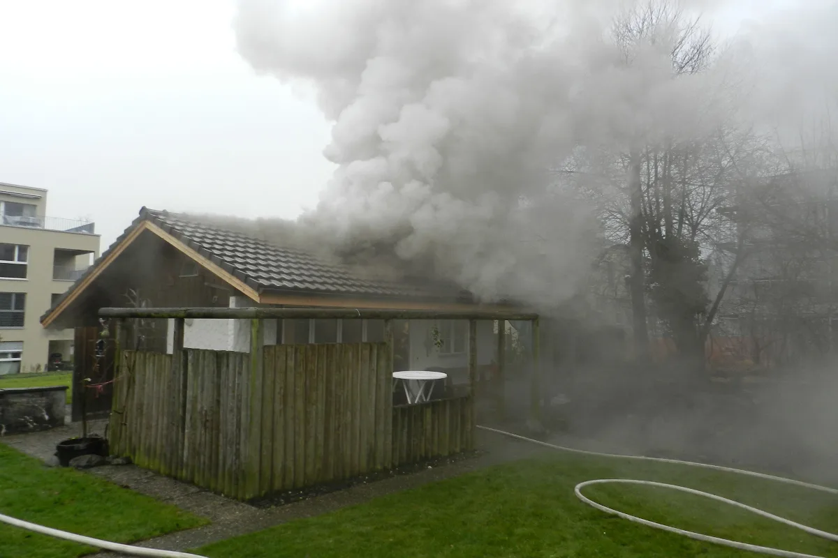 Feuer in Amriswiler Partyhaus