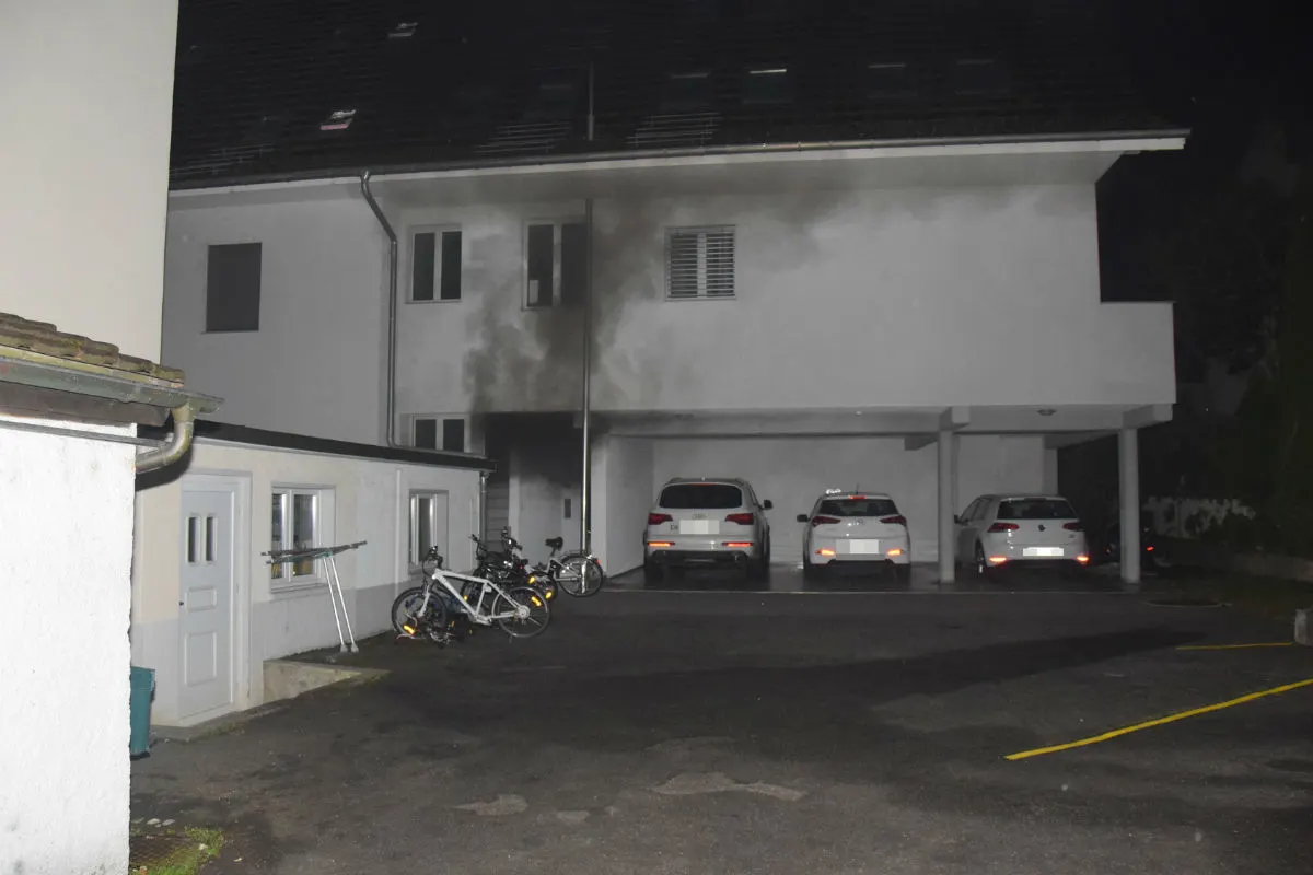 Starrkirch-Wil SO - Starke Rauchentwicklung in einem Mehrfamilienhaus