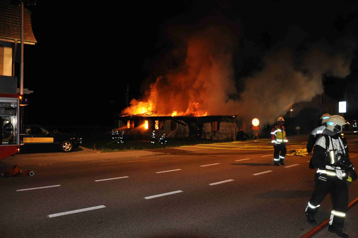 Biberist SO: Technischer Defekt löste Brand in Asylunterkunft aus
