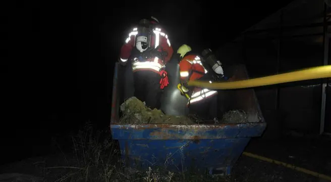 Brand in Freienbacher Mulde ausgebrochen