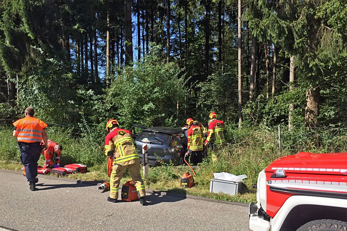 Recherswil BE / A1: Zwei Verletzte bei Unfall auf der A1
