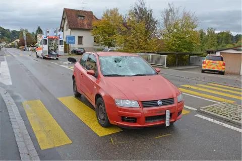 Kradolf TG - Auf Fussgängerstreifen angefahren