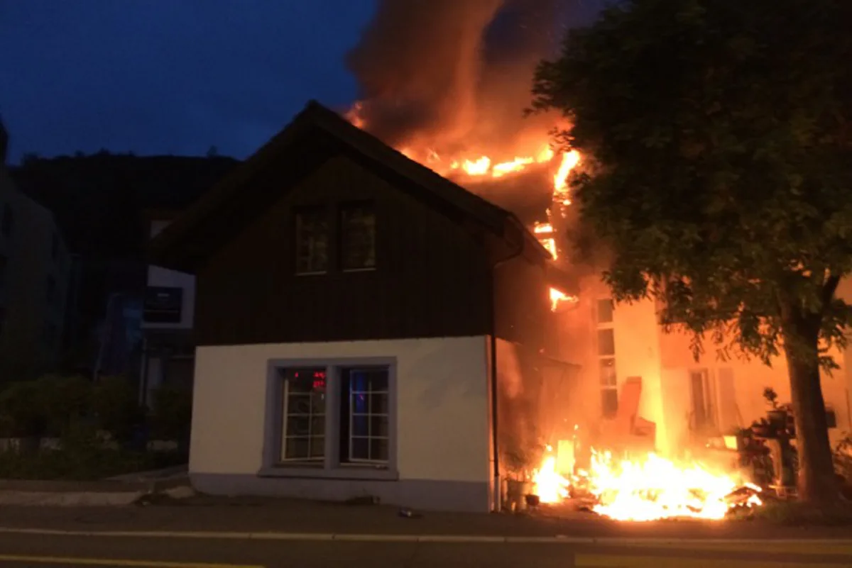 Kleines Flammen-Meer in Villmergen