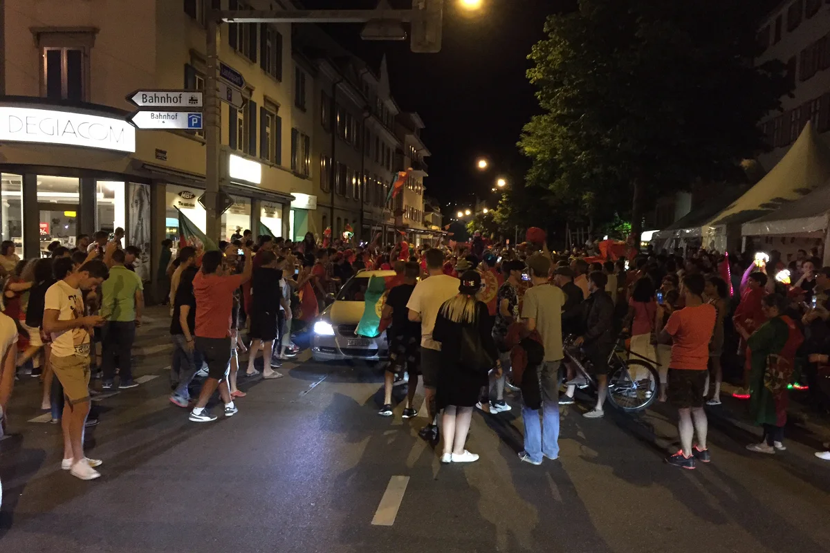 Nach EM-Final: Verkehrsbehinderungen in der Churer Innenstadt
