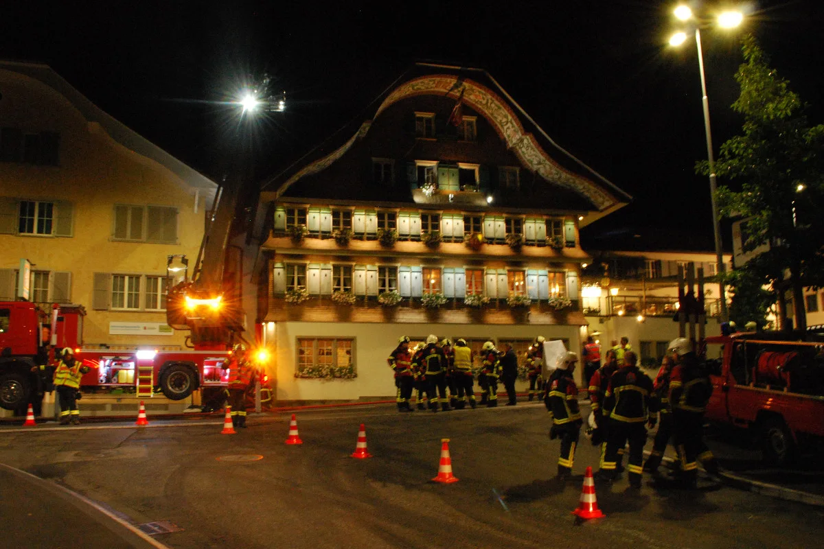 Entlebuch LU - Blitz in Hotel eingeschlagen