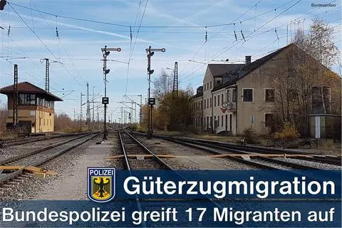 München BY - 17 Migranten am Rangierbahnhof Ost