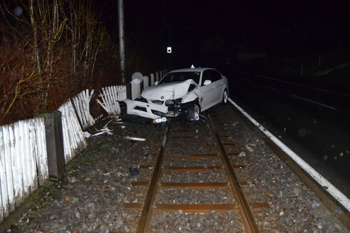 Selbstunfall mit BMW in Speicher