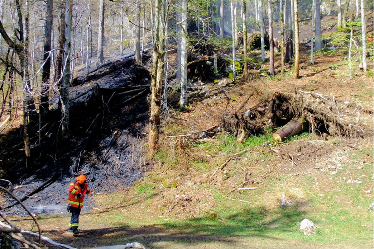 Unterwasser SG - Waldbrand